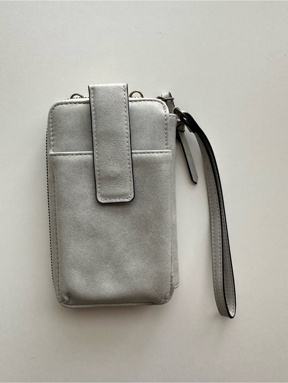 Gray Wristlet wallet for Cell Phones